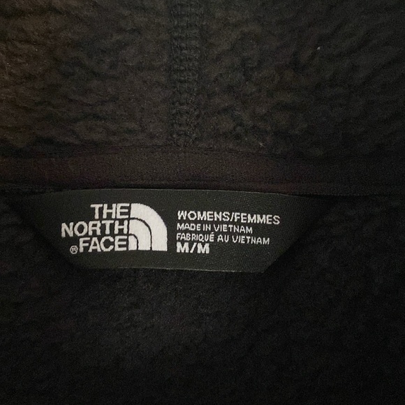 North Face sweater jacket. Black, ladies medium - Picture 2 of 3